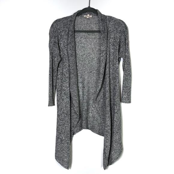 Eileen Fisher Linen Waterfall Cardigan Sweater XS EUC - Picture 1 of 6